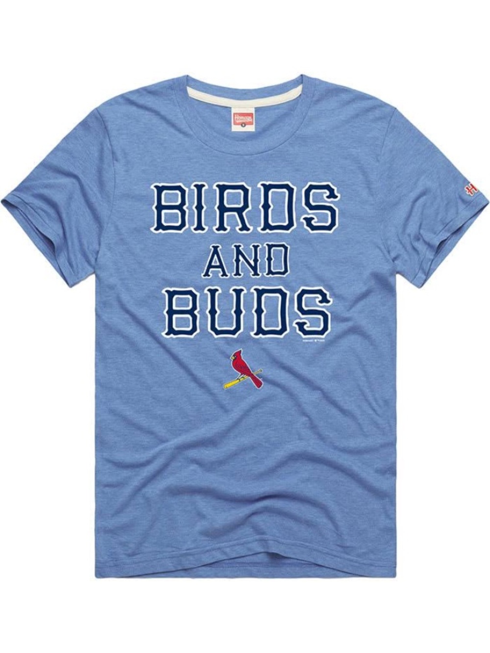 NWT HOMAGE ST LOUIS CARDINALS BIRDS AND BUDS Short Sleeve Shirt